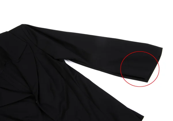 Yohji Yamamoto FEMME Wool Gaba Flare Sleeve Jacket K-162017_006