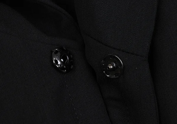 Yohji Yamamoto FEMME Wool Gaba Flare Sleeve Jacket K-162017_010
