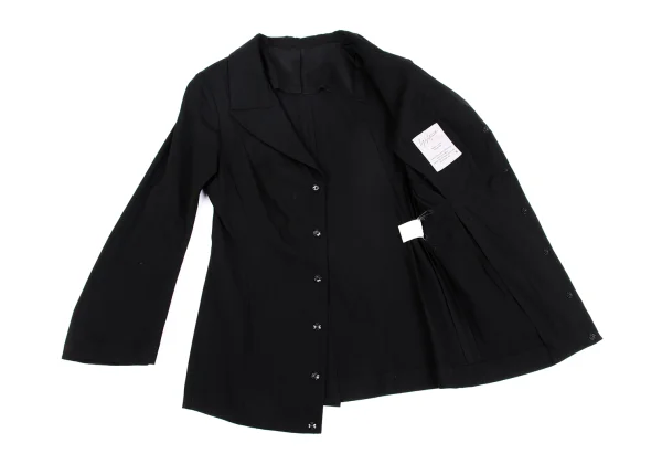 Yohji Yamamoto FEMME Wool Gaba Flare Sleeve Jacket K-162017_011