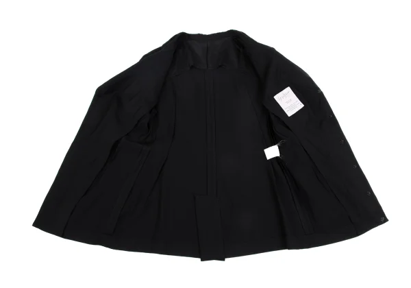 Yohji Yamamoto FEMME Wool Gaba Flare Sleeve Jacket K-162017_012