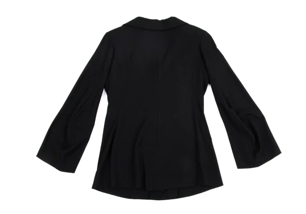 Yohji Yamamoto FEMME Wool Gaba Flare Sleeve Jacket K-162017_013
