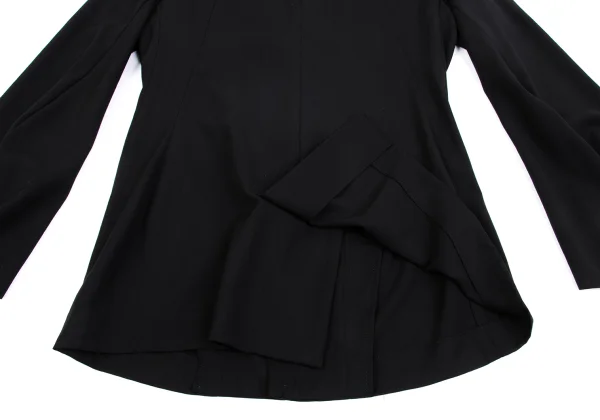 Yohji Yamamoto FEMME Wool Gaba Flare Sleeve Jacket K-162017_014