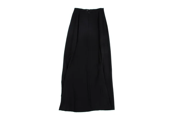 Yohji Yamamoto FEMME Wool Gaba Curve Switching Skirt K-162018_008
