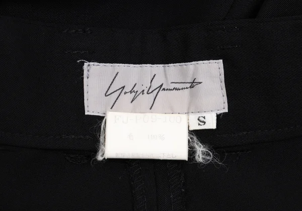 Yohji Yamamoto FEMME Wool Gaba Straight Pants K-162019_014