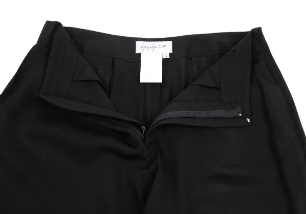 Yohji Yamamoto FEMME Silk Flare Pants K-162020_004