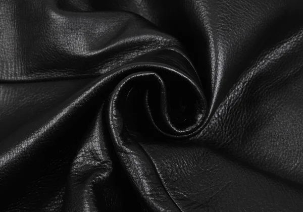 Yohji Yamamoto FEMME Cow Leather Back Slit Skirt K-162021_014