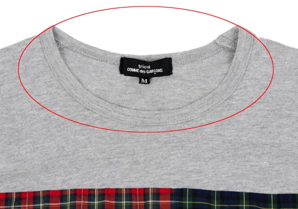 tricot COMME des GARCONS Cotton Patchwork T Shirt K-162023_004