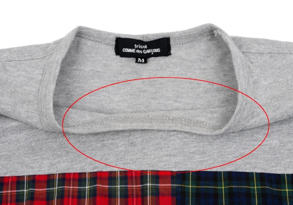 tricot COMME des GARCONS Cotton Patchwork T Shirt K-162023_006