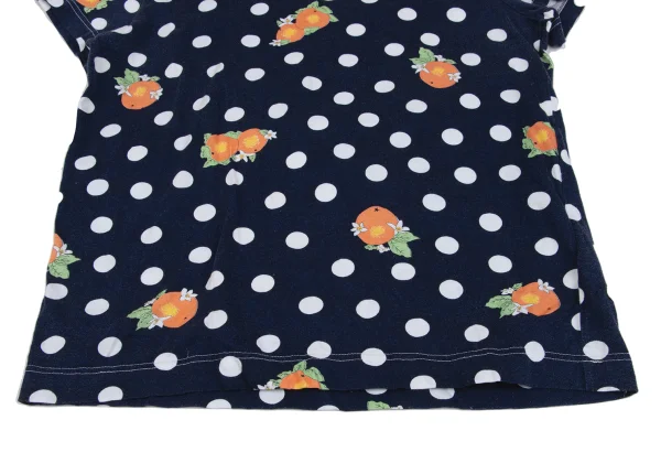 tricot COMME des GARCONS Washed Orange Dot Printed T Shirt K-162024_004