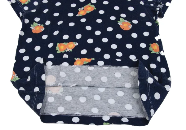 tricot COMME des GARCONS Washed Orange Dot Printed T Shirt K-162024_005