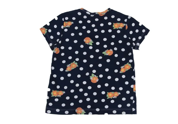 tricot COMME des GARCONS Washed Orange Dot Printed T Shirt K-162024_006