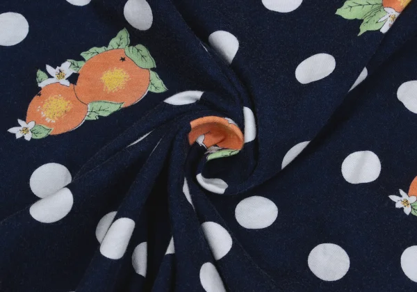 tricot COMME des GARCONS Washed Orange Dot Printed T Shirt K-162024_008