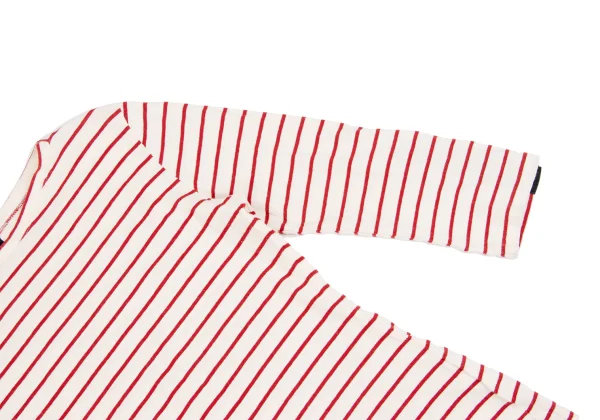 tricot COMME des GARCONS Cotton Striped Boat Neck T Shirt K-162025_004