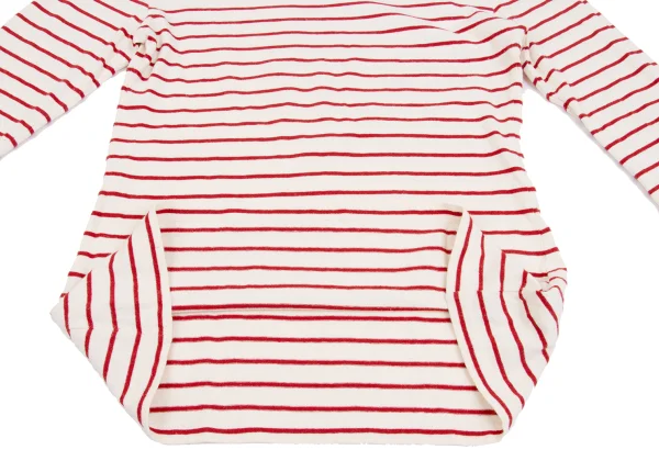tricot COMME des GARCONS Cotton Striped Boat Neck T Shirt K-162025_007