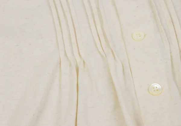 tricot COMME des GARCONS Cotton Linen Switching Pin Tuck Blouse K-162026_008