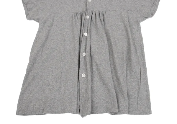 tricot COMME des GARCONS Cotton Linen Gathered French Sleeve Top K-162027_006