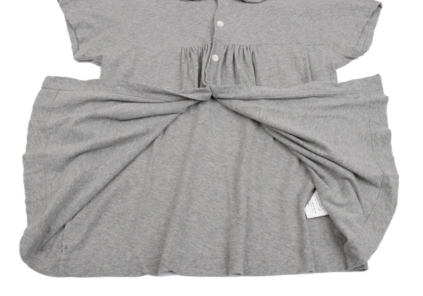 tricot COMME des GARCONS Cotton Linen Gathered French Sleeve Top K-162027_007