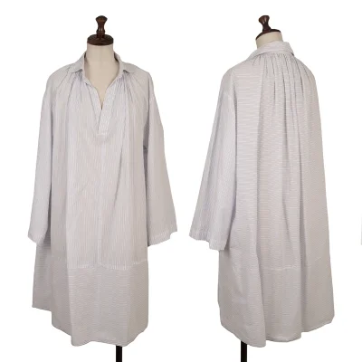 tricot COMME des GARCONS Cotton Stripe Skipper Shirt Dress