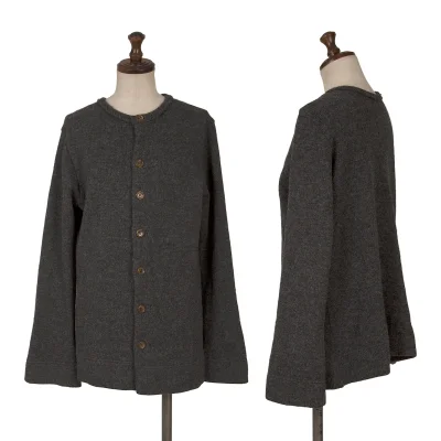tricot COMME des GARCONS Wool Nylon Flare Sleeve Knit Cardigan
