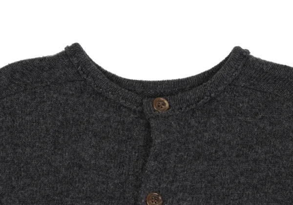 tricot COMME des GARCONS Wool Nylon Flare Sleeve Knit Cardigan K-162030_003