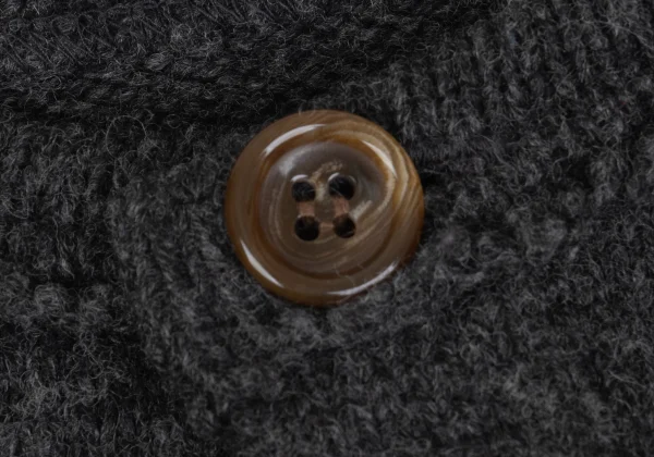 tricot COMME des GARCONS Wool Nylon Flare Sleeve Knit Cardigan K-162030_004
