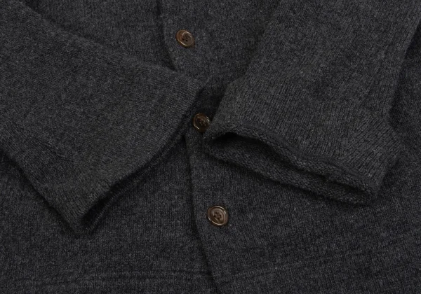 tricot COMME des GARCONS Wool Nylon Flare Sleeve Knit Cardigan K-162030_006