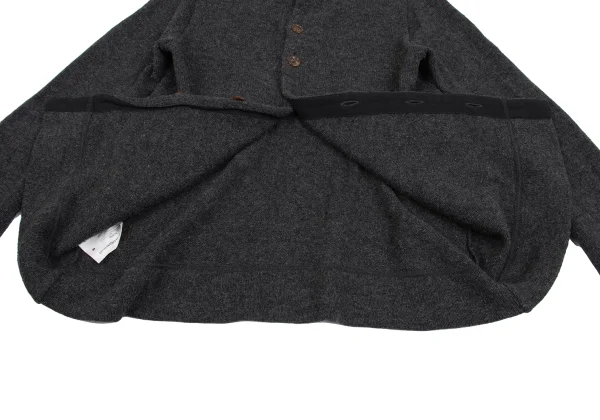tricot COMME des GARCONS Wool Nylon Flare Sleeve Knit Cardigan K-162030_008
