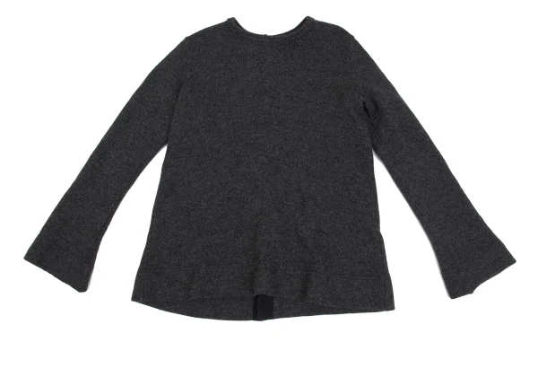 tricot COMME des GARCONS Wool Nylon Flare Sleeve Knit Cardigan K-162030_009