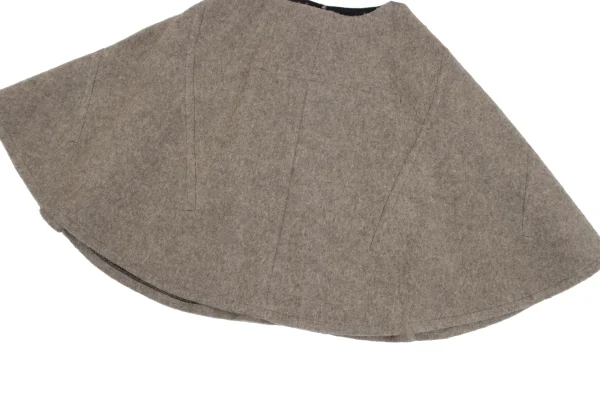 tricot COMME des GARCONS Wool Nylon Bonded Flare Skirt K-162031_004