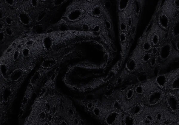 tricot COMME des GARCONS Cotton Cutwork Pleated Wrap Skirt K-162033_011