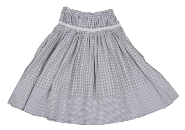 tricot COMME des GARCONS Hem Switching Checked Skirt K-162034_002