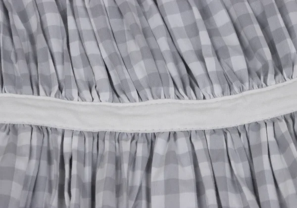 tricot COMME des GARCONS Hem Switching Checked Skirt K-162034_004