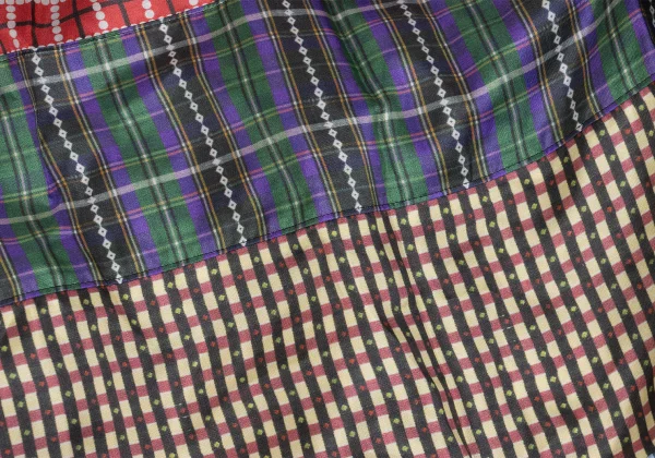 tricot COMME des GARCONS Poly Patchwork Flare Skirt K-162035_010