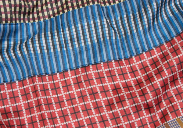 tricot COMME des GARCONS Poly Patchwork Flare Skirt K-162035_011