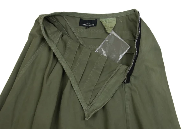 tricot COMME des GARCONS Dyed Cotton Tuck Design Skirt K-162036_005