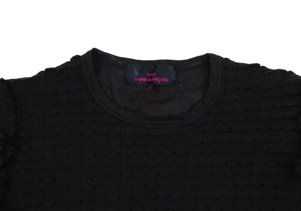 tricot COMME des GARCONS tricot Special See-through Frill T Shirt K-162038_002