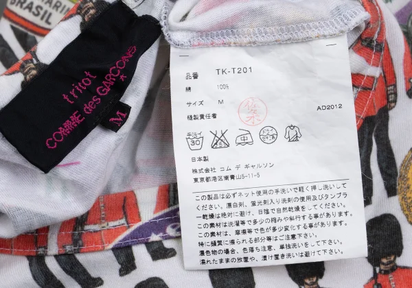 tricot COMME des GARCONS tricot Special Cotton Soldier Printed T Shirt K-162039_012