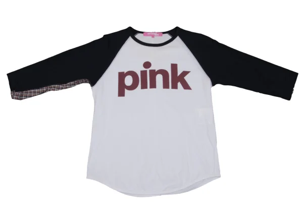 JUNYA WATANABE MAN PINK COMME des GARCONS Switching Raglan T Shirt K-162040_002