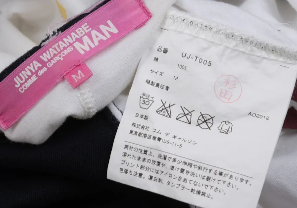 JUNYA WATANABE MAN PINK COMME des GARCONS Switching Raglan T Shirt K-162040_016