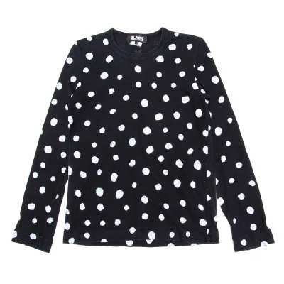 BLACK COMME des GARCONS Dot Printed T Shirt