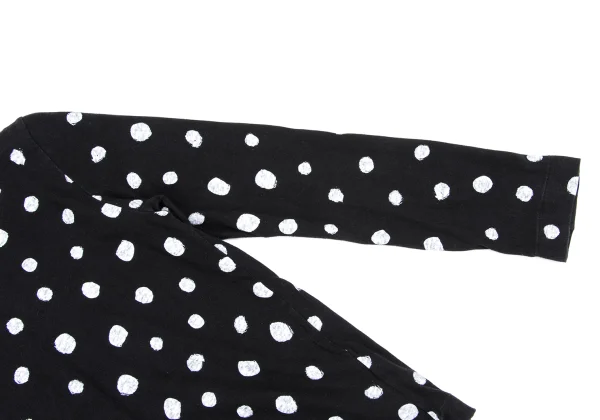 BLACK COMME des GARCONS Dot Printed T Shirt K-162043_006