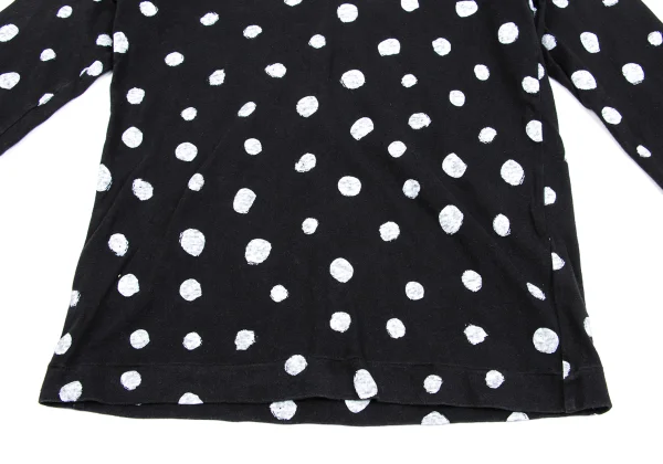 BLACK COMME des GARCONS Dot Printed T Shirt K-162043_009