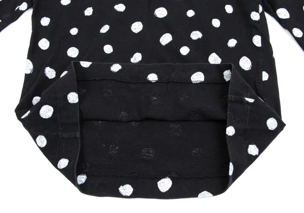 BLACK COMME des GARCONS Dot Printed T Shirt K-162043_010