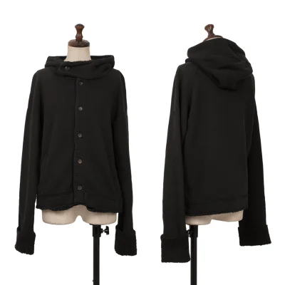 Y's Cotton Jersey Hooded Jacket