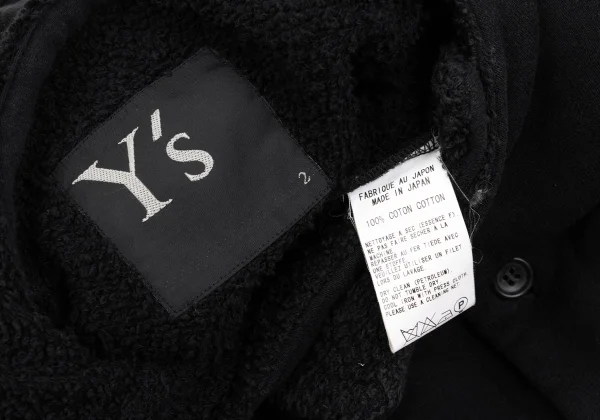 Y's Cotton Jersey Hooded Jacket K-162046_019