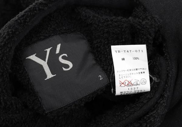 Y's Cotton Jersey Hooded Jacket K-162046_020