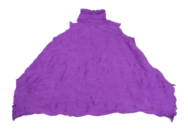 ISSEY MIYAKE me Crepe Turtle Neck Sleeveless Dress K-162048_002