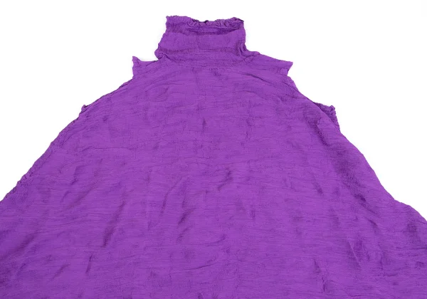 ISSEY MIYAKE me Crepe Turtle Neck Sleeveless Dress K-162048_003