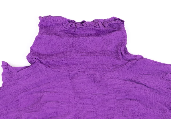 ISSEY MIYAKE me Crepe Turtle Neck Sleeveless Dress K-162048_004