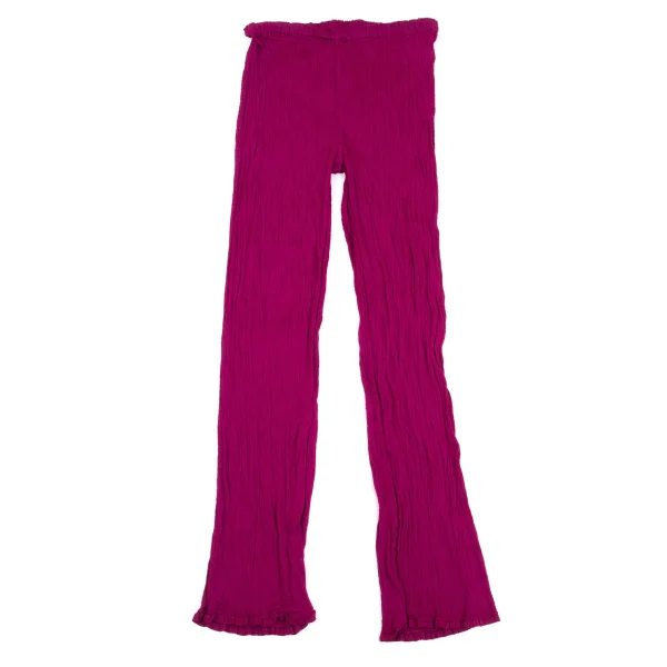 ISSEY MIYAKE me Crepe Pleated Pants Red,Purple Free K-162051_001